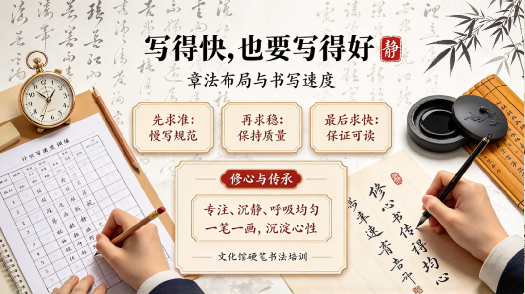 硬笔书法培训｜执笔修心，写好中国字(三）